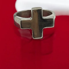 EU-9 Anillo Cruz - Últimas Unidades Plata 925 - comprar online