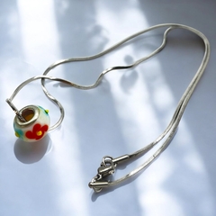 SIN-304 Collar con Dijes Donas (45 cm) - Últimas Unidades Acero Quirúrgico