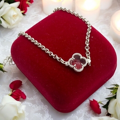 3.1 gr Pulsera V.C Blanco Plata 925 (SIN ESTUCHE)