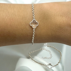 3.1 gr Pulsera V.C Blanco Plata 925 (SIN ESTUCHE)