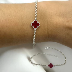 2.7 gr Pulsera V.C Rojo Plata 925 (SIN ESTUCHE) - comprar online