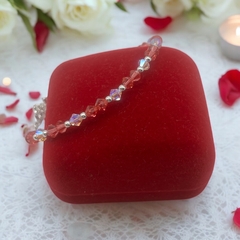 SWA-26 Pulsera Diseño Especial Coral Plata Italiana (cadena extensión) (SIN ESTUCHE/SOLO PULSERA) en internet