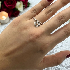 1.8 g Anillo Corazón Colgante - Últimas Unidades Plata Italiana - comprar online