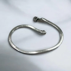 8808 Pulsera Plana Prmeium Acero Quirúrgico