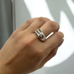 EU-52 Anillo de Diseño Plata 925+Premium - comprar online