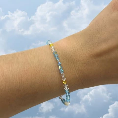 SWA-26 Pulsera Diseño Especial "Argentina" Plata Italiana (cadena extensión) - comprar online