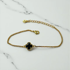 2.3 gr Pulsera "Piedra Plana V.C: Clásica" - Variedad de Colores Enchapado en Oro - comprar online