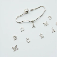 7 gr Pulsera para Charms "Cierre Corazon" (Medidas:19-20 cm) Plata-ECO en internet