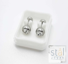 3322-35 ABRIDORES BOLITA 6MM CON CUBIC