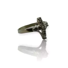 ART 59 Anillo Cruz con cubics Plata 925 - comprar online