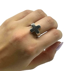 EIU-91 Anillo Cruz - Ultimas Unidades Plata 925