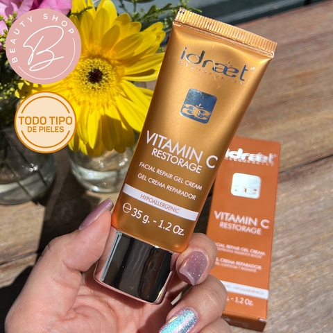 VITAMINA C CREMA GEL REPARADORA IDRAET 35GR - comprar online