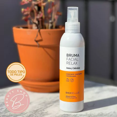 BRUMA FACIAL RELAX AVENA Y CALENDULA 200ML BIOBELLUS
