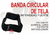 Banda Circular de Tela Follow Fit negra, resistente y antideslizante.

