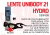 Lente de natación Unibody 21 adulto Hydro con protección UV y antiniebla