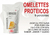 Omelettes Proteicos Granger sabor jamón y queso, 85% clara de huevo, 25g de proteína por porción.

