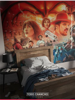 Mural Stranger Things