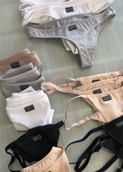 PACK X 2 - #7 Nude + White. Basic panties & baby panties - comprar online