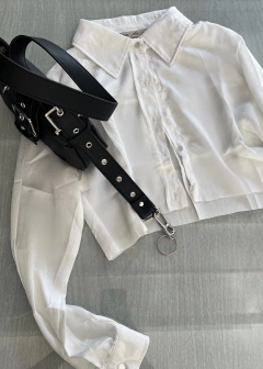 Camisa Crop Seda en internet