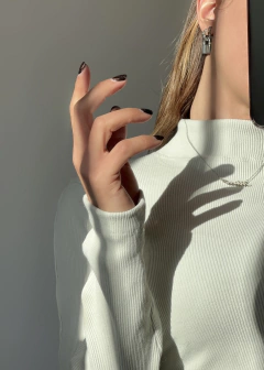 Camiseta 1/2 Polera Crop - Punto Morley - tienda online