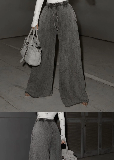 Madisson Palazo Prewashed Pant - comprar online