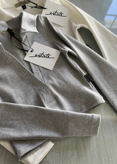 Camiseta Crop Cuello Chomba - comprar online