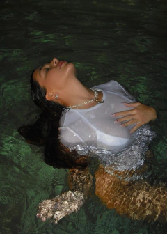 Collar Glossy Heart Pearl - comprar online