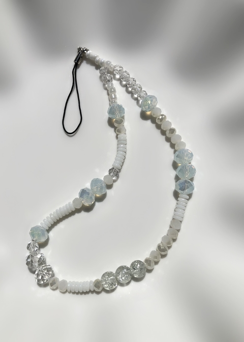 Phone Strap White Trash