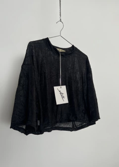 Crop Oversized Black - comprar online