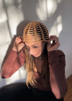 MESH HAT CROCHET SEDA (punto abanico) - Estate Atenta