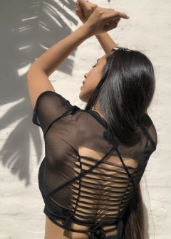 Croptee Ripped Top en internet