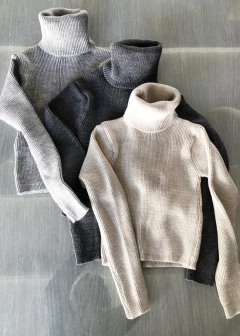 Polera Punto Elástico Essential High Neck (11 colores) en internet