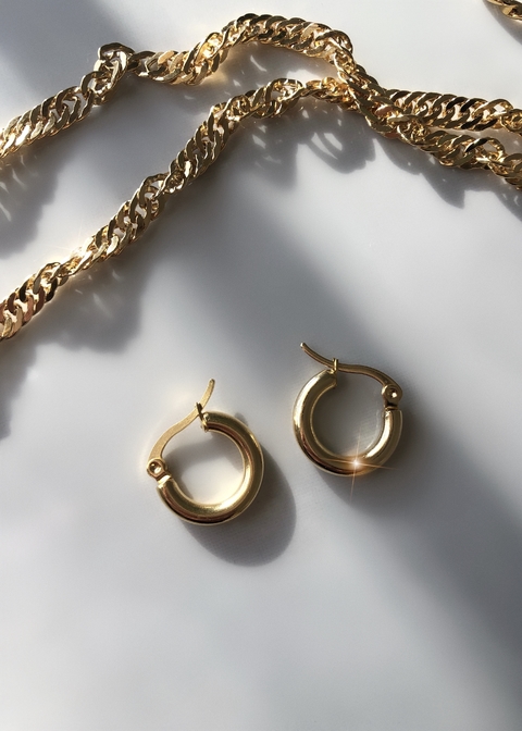 Mini Hoops gold
