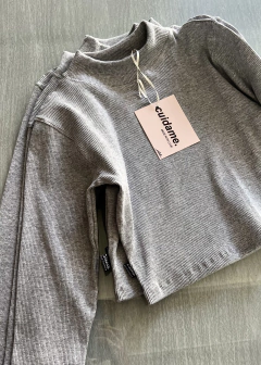 Camiseta 1/2 Polera Crop - Punto Morley - comprar online