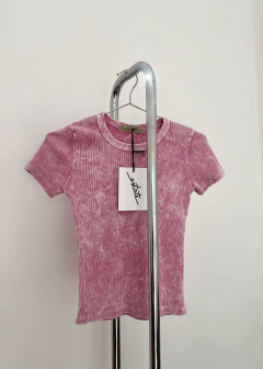 WASHED RIBBED CROP (4 colores) - tienda online