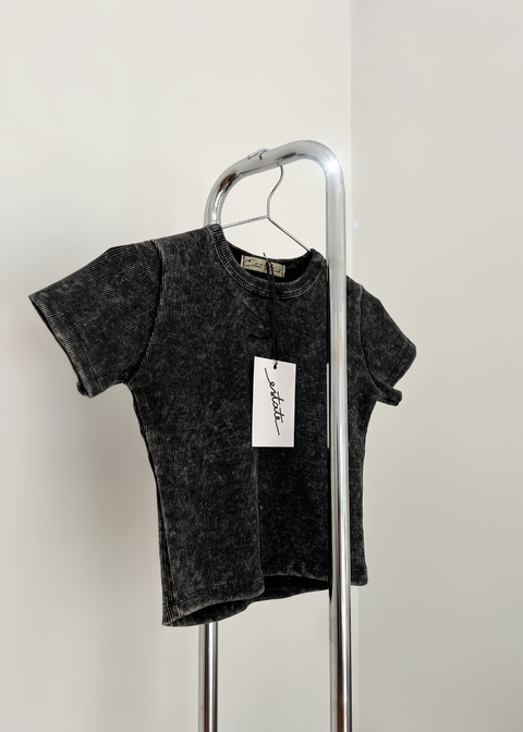 WASHED RIBBED CROP (4 colores)