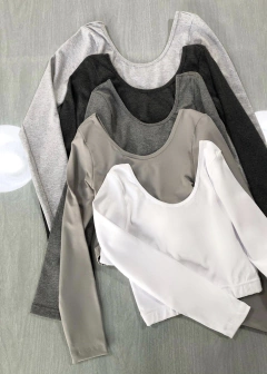 Camiseta Dance Crop Algodón / Lycra en internet