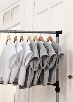 Pack x 3 Oversized Corta | negro, gris claro y blanco - Estate Atenta