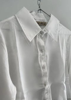 Camisa Crop Seda - comprar online