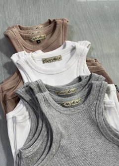 Musculosa Susu Ultra Crop Ribbed - Estate Atenta