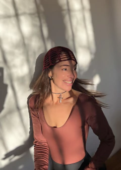 MESH HAT CROCHET SEDA (punto abanico)