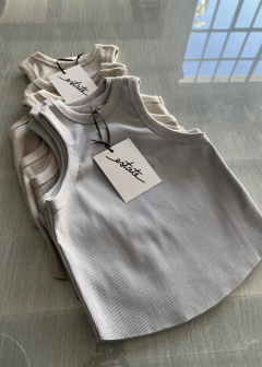 Musculosa Susu Top - (ribbed punto morley) en internet