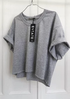 Imagen de Pack x 3 Oversized Corta | negro, gris claro y blanco