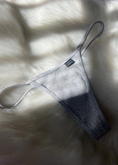 Tanga Only love Ribbed Grey en internet