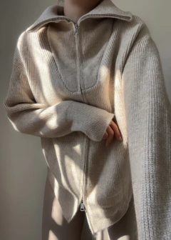 Sweater Doble Zip - comprar online