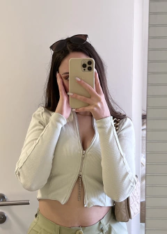 Ribbed Doble Zip - tienda online