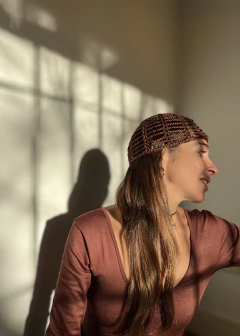 Imagen de MESH HAT CROCHET SEDA (punto abanico)