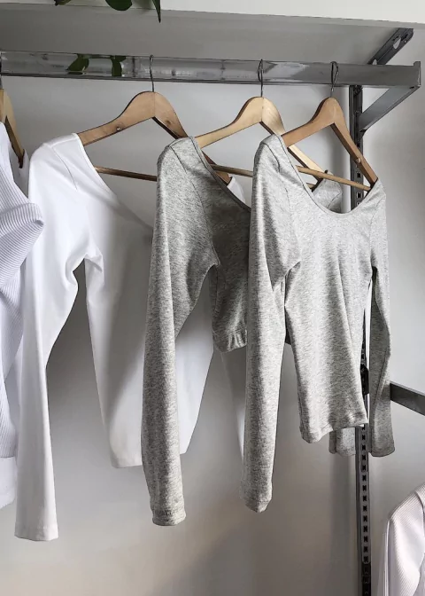 Camiseta Dance Larga Algodón / Lycra