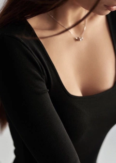 Camiseta Juicy Escote Cuadrado / Punto Morley