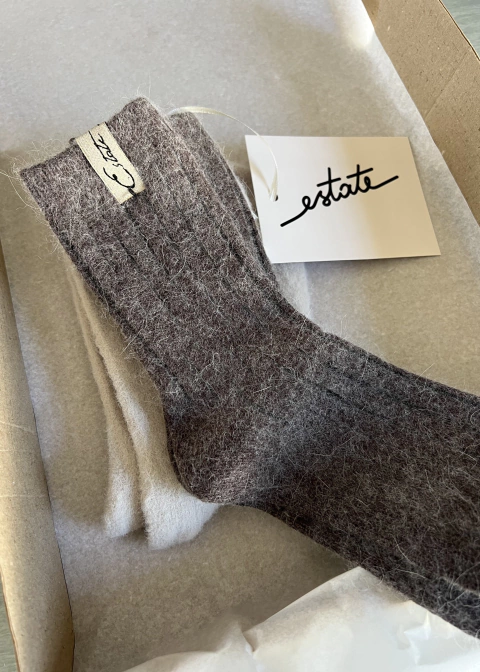 Brown Socks - medias de lana